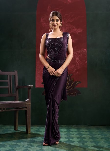 Ready To Wear Vol 5 Imported Lycra Fabric Saree